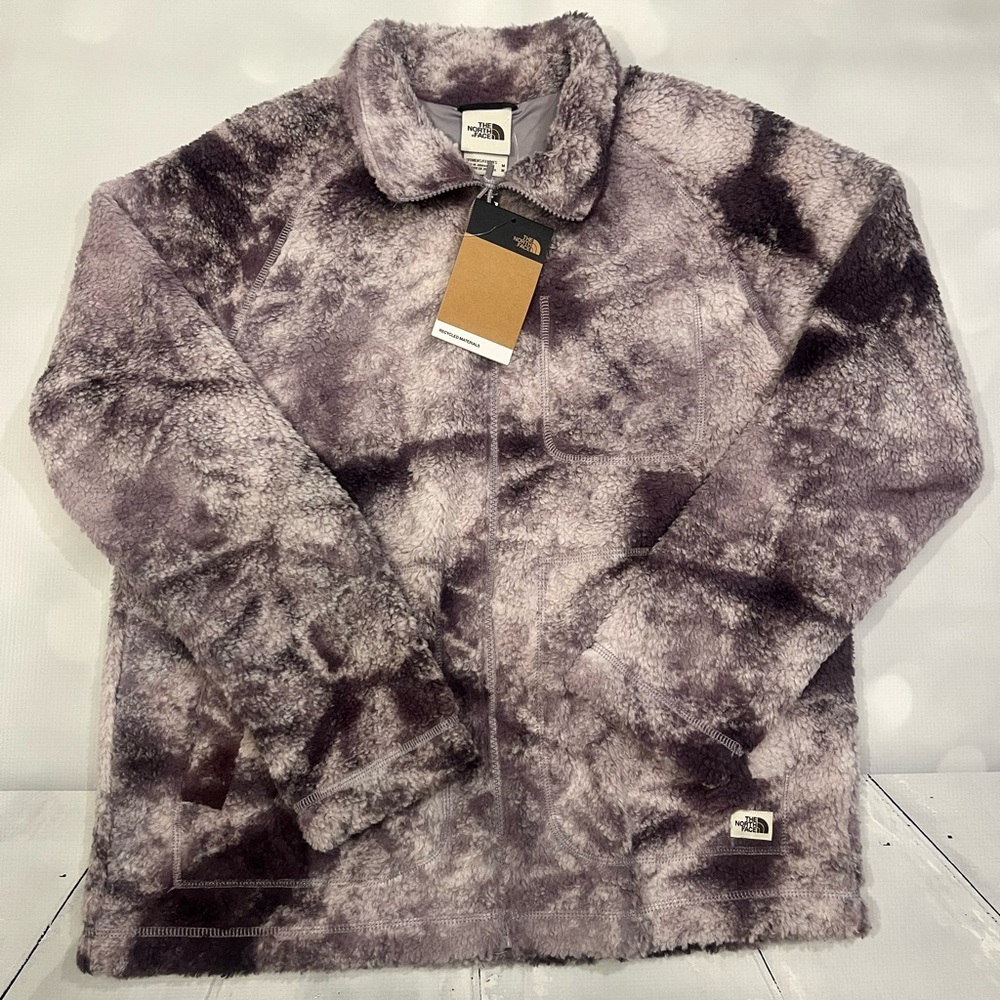 The North Face Tie-Dye Fleece Jacket in Purple - Picture 1 of 9